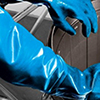 nitrile long glove