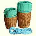 wicker basket strainer